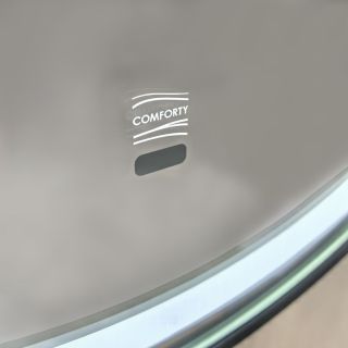 Зеркало Comforty в черной алюминиевой раме Comforty Лея-60 LED-подсветка, бесконтактный сенсор антизапотевание