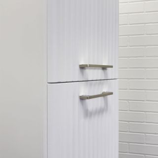 Шкаф-колонна для ванной комнаты Comforty Ангара-35 белая матовая