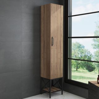 Comforty Шкаф-колонна "Бредфорд-40" дуб темный