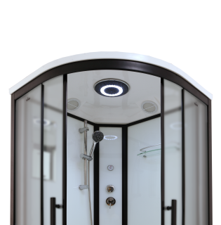 Душевая кабина Timo Standart T-6690BF Black Fabric 90x90см