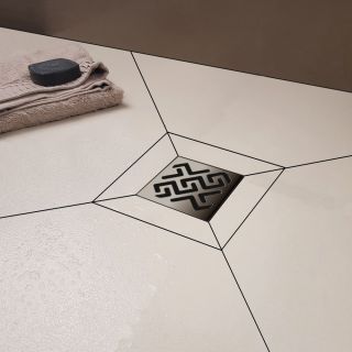 Душевой трап Berges Zentrum Antik 091364 10см хром глянец