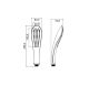 Душевая лейка IDDIS Hand Shower белый 0201F00I18