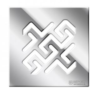 Душевой трап Berges Platz Antik 091060 10см хром глянец