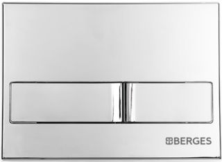 Кнопка смыва Berges Novum хром глянец 040013