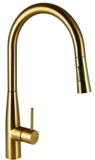 Смеситель для кухни Raiber Graceful RPG-011 золото матовое