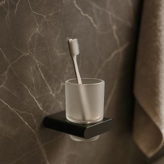 Стакан для ванной комнаты Knotlor SC101BL, черный