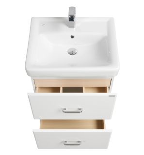 Тумба под раковину Акватон Америна 60см белый 1A169201AM010