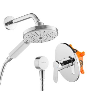 Душевой комплект Swedbe Platta 5530 с магнитным держателем хром