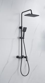 Душевая система Knotlor KN-72/BL, черный