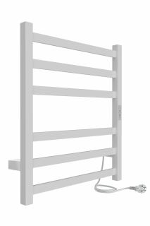 Полотенцесушитель электрический Indigo Oktava Slim 3 LСLOKS3E60-50WMRt 60x50 см белый матовый