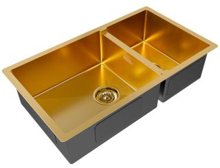 Мойка кухонная Paulmark Gerberg PM227844-BG брашированное золото