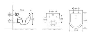 Унитаз WW SK  Арт. HEIMBACH 004 GL-WT 10000003808