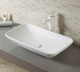 Раковина-чаша CeramaLux 9122 белая 70.5 см