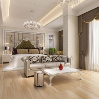 Ведро для мусора WeltWasser WW Mila MT 12L педальное Матовый Хром