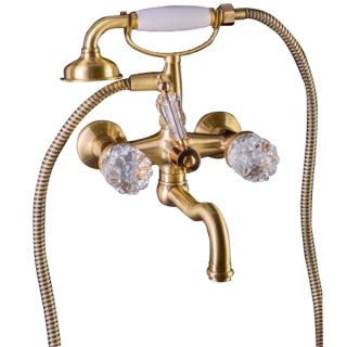Смеситель для ванны Boheme Crystal бронза 313-CRST