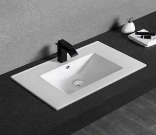 Раковина  CeramaLux YJ-803-70 белая 71 см