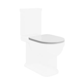 Сиденье для унитаза Kerama Marazzi Pompei PO.seat.01\WHT Soft close + Clip up белый