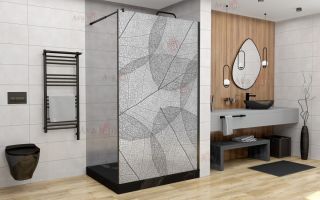 Душевая перегородка AvaCan MB110 MT чёрный