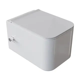 Подвесной унитаз Boheme Mane 970-SET-2-W безободковый с функцией биде белый глянец