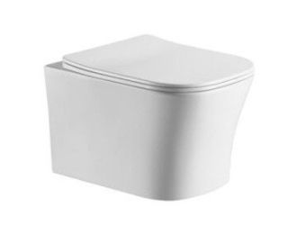 Унитаз CeramaLux 2618E подвесной с сиденьем Микролифт