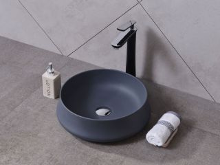 Раковина Montebianco Colosseus Tre 11053 40см grigio