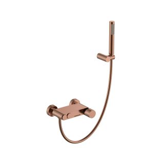 Смеситель для ванны и душа Boheme Stick Diamond 123-CB брашированная медь