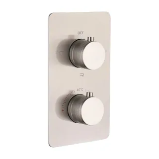 Встраиваемый смеситель для душа Boheme Cell 134-3-NB 3-х проходной термостатический никель брашированный