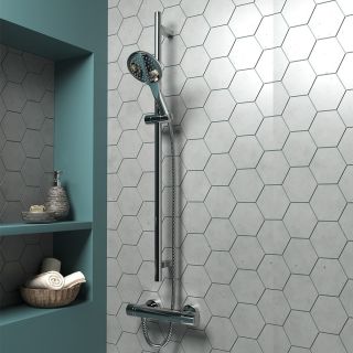 Душевой гарнитур Paini Bergamo BRCR121L7 70см хром