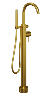 Напольный смеситель для ванны Paini Cox 78PJ136LM матовое золото
