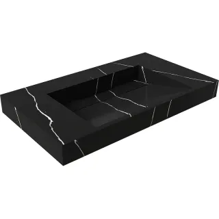 Раковина Armadi Art Flat 859-080-NM 80 см nero marquina