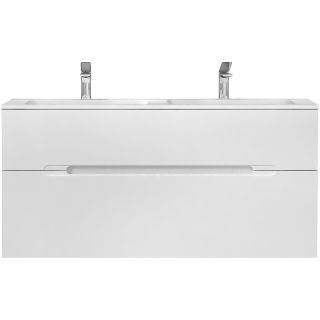 Тумба под раковину Jorno Modul Mоl.01.122/P/W 120 см белый глянец