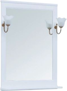 Зеркало Aquanet Валенса 238829 75 см белый матовый