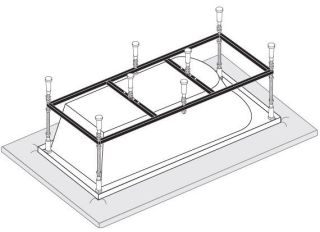 Каркас для ванны VagnerPlast VPK17080 170x80см