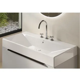 Раковина Kludi Resa 59WW8153 80 см белый матовый