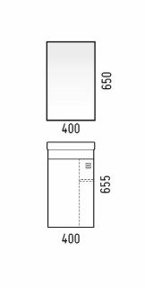 Тумба под раковину Corozo Комо 40см белый SD-00000317