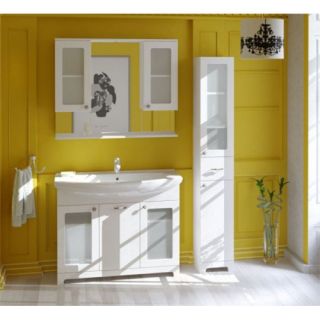 Тумба под раковину Corozo Прованс 105см белый SD-00000017