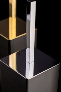 Щётка для туалета Boheme чёрный/хром 10949-В-CR