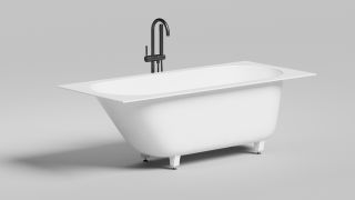 Ванна из искусственного камня Salini Ornella Kit S-Sense 102411G 170x75см белый глянцевый