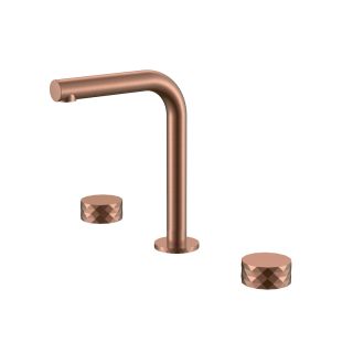 Встраиваемый смеситель для раковины Boheme Stick Diamond 152-CB брашированная медь