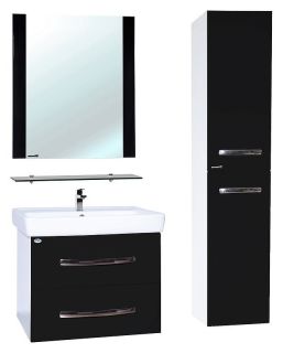 Тумба под раковину Bellezza Рокко 50см чёрный 00000010145