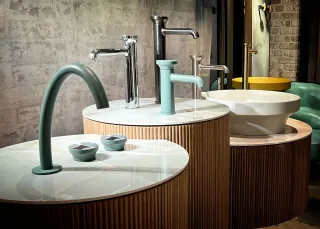Смеситель для раковины Gessi Origini 66004.845 тёмная бронза