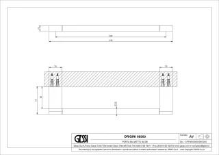 Полотенцедержатель Gessi Origini 66500.845 тёмная бронза