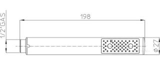 Душевая лейка Bossini Zen B00250.030 хром