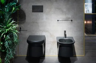 Бумагодержатель Gessi 316 54749.707 чёрный брашированный