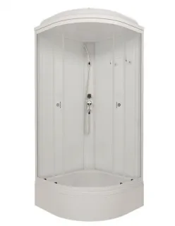 Душевая кабина Triton Ультра Щ0000061825 100x100 см профиль белый стекло прозрачное