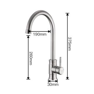 Смеситель для кухни Frap F41899-3 Сатин
