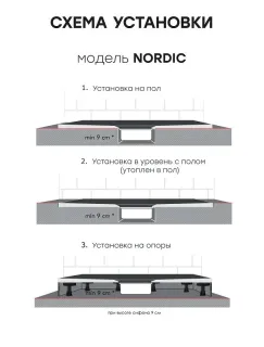 Душевой поддон Starohome NORDIC 21048471 120х70 см