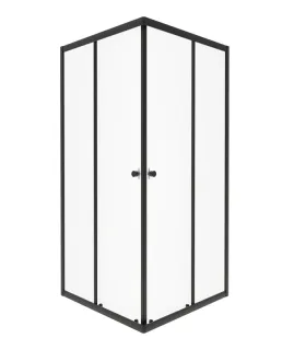 Душевой уголок Triton Вента Щ0000064631 90x90 см профиль чёрный стекло матовое