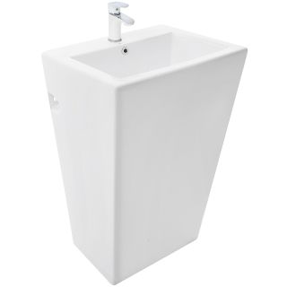 Раковина WeltWasser LEERBACH 4438 GL-WT 46 10000005488 напольная белый глянец