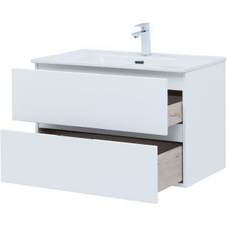 Тумба под раковину Aquanet Алвита New 277514 80 см белый матовый